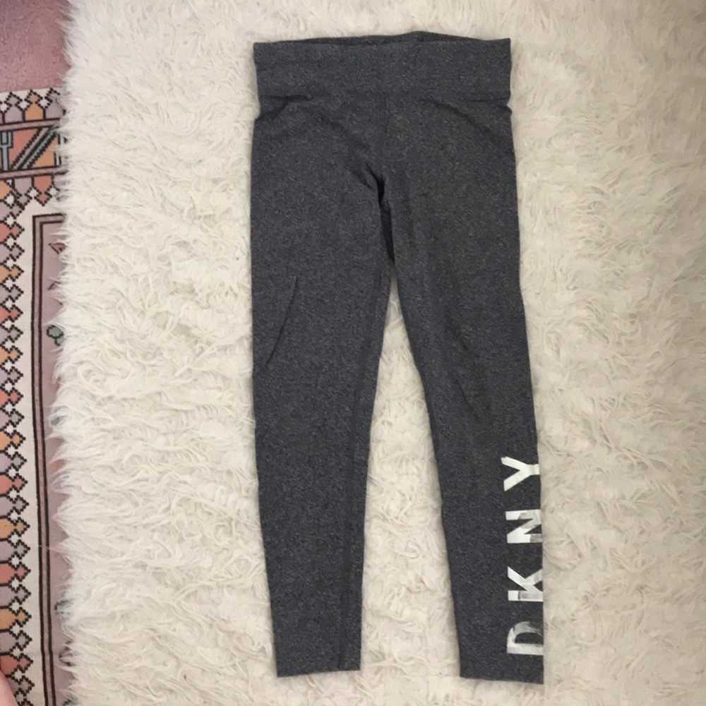 grey DKNY leggings